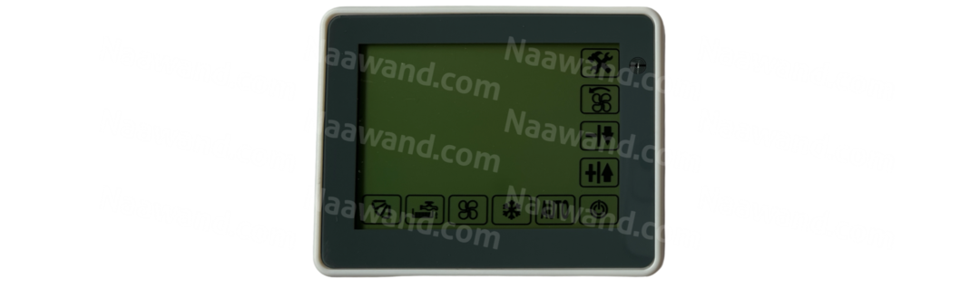 شاشەی موبەریدەی لەمسی ١٠ هێما لەسەری ١٠٠ دەرەجەی دو گێچمەی چوار خەت